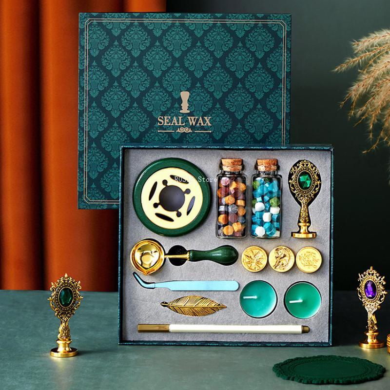 Wax Seal Stamp Set - Set di timbri per sigillo di