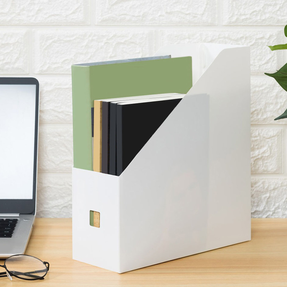 Magazine Holder Rack - 4 Pezzi Contenitore Portadocumenti in Plastica