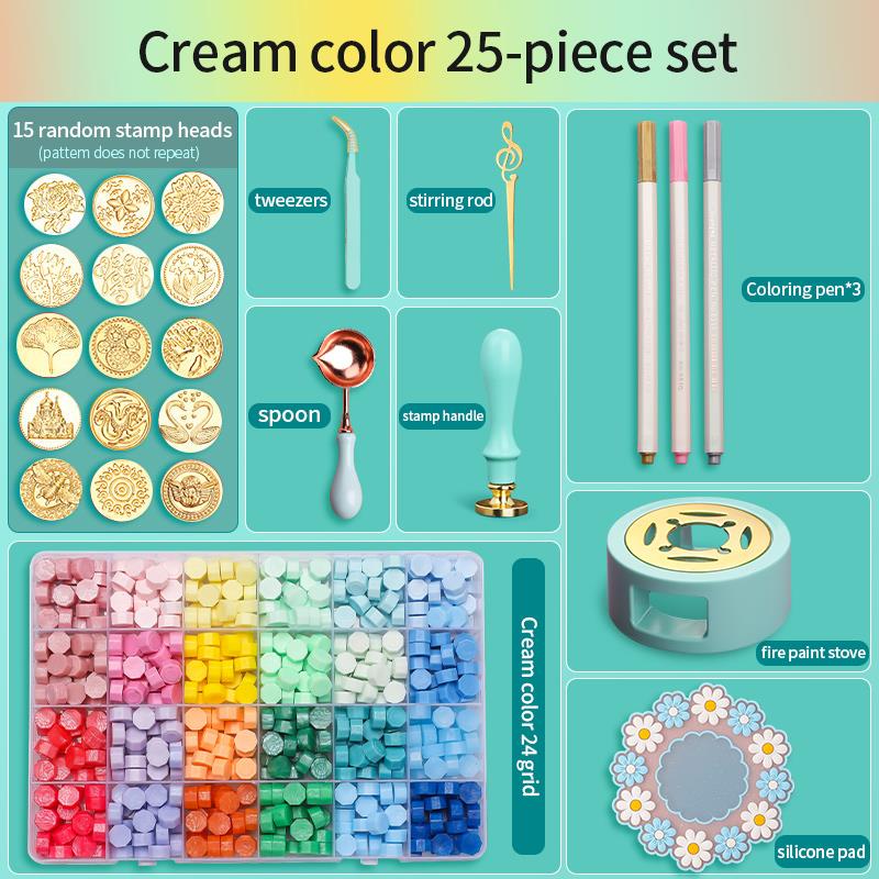Set di timbri per sigillo di c - Wax Seal Stamp Set recensione e prezzo