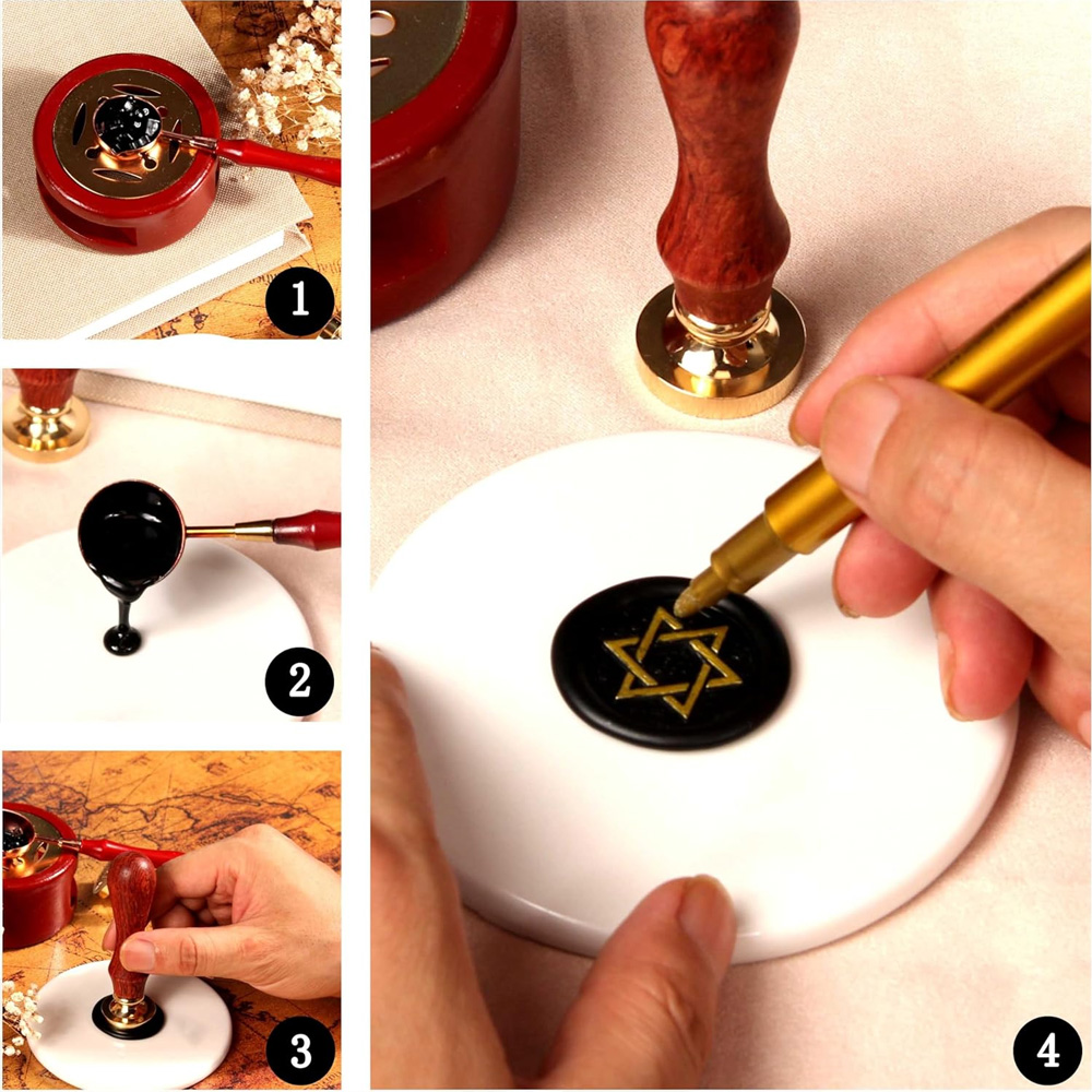 Timbro in Cera Personalizzato  - Wax Seal Stamp Set recensione e prezzo
