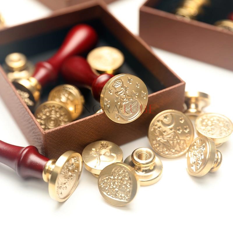 6 teste di timbro con sigillo  - Wax Seal Stamp Set recensione e prezzo