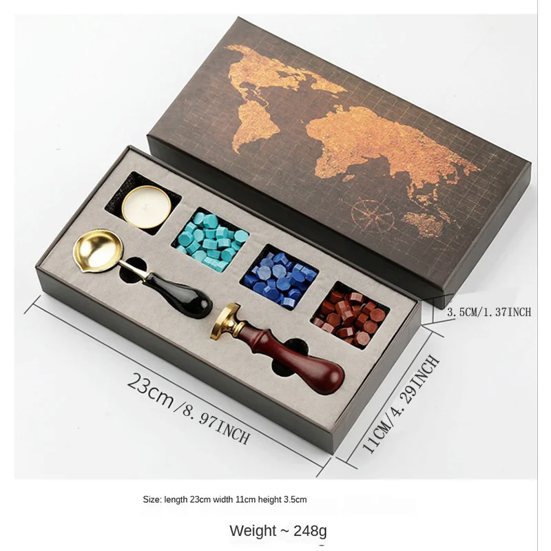Timbri fai-da-te Kit scatola s - Wax Seal Stamp Set recensione e prezzo